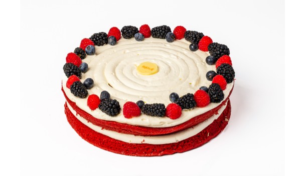Red velvet taart
